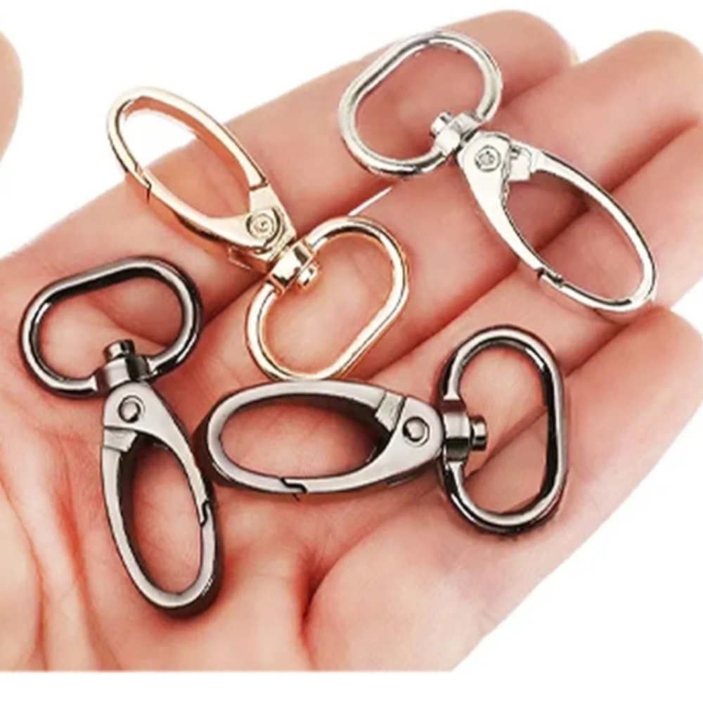 Swivel Snap Hooks Lobster Claw Clasps for Purse 12 PCS Heavy Duty 1 inch Metal